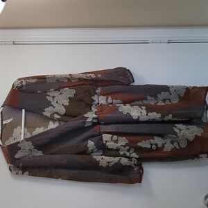 Peppermint  Women's Dress Boho Paisley Size Large